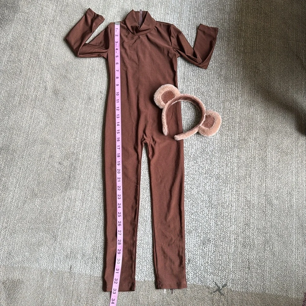 🐒Monkey Costume Tutu W/ Monkey Ears Headband ~ Bonus: 🦋Butterfly Wings - Picture 10 of 16